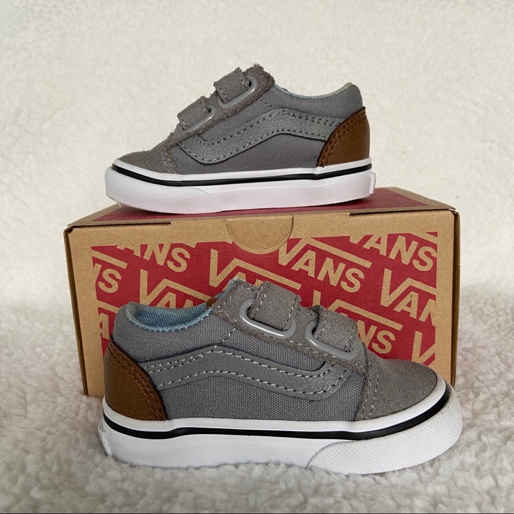 Frost Gray / Acid denim Old Skool Vans 🤍